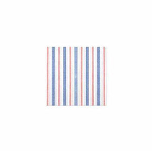 Vietri Papersoft Cocktail Napkins, Americana Stripe
