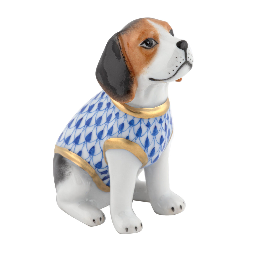 Herend Beagle Puppy, Sapphire