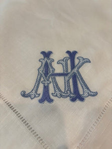 Beasley-Hicks Monogrammed Dinner Napkin