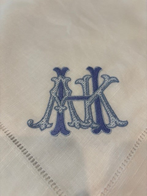 Beasley-Hicks Monogrammed Dinner Napkin