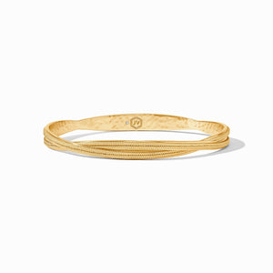 Cheval Twist Bangle-Gold-M