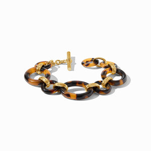 Madison Link Bracelet, Tortoiseshell OS