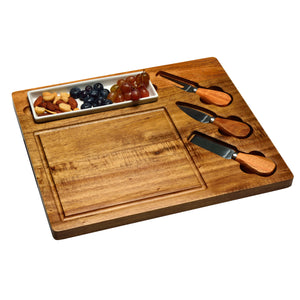 Acacia Tray Cheese Board Set