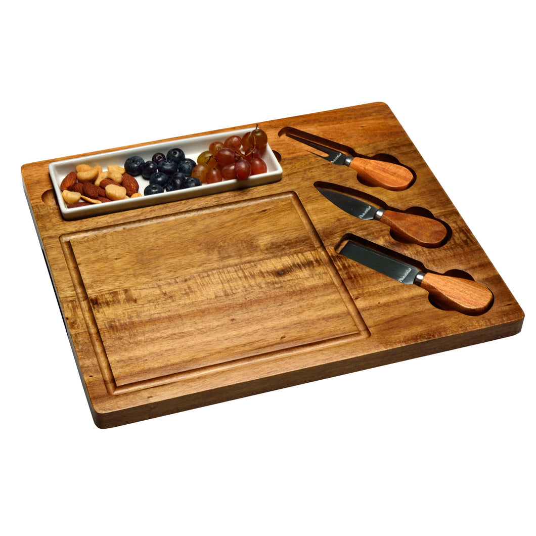 Acacia Tray Cheese Board Set