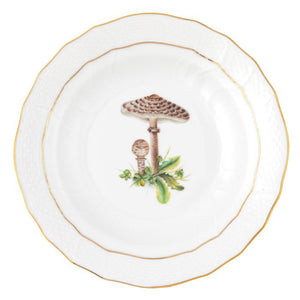 Herend Mushroom Luncheon Plate, Motif 5