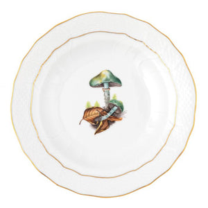 Herend Mushroom Luncheon Plate, Motif 6