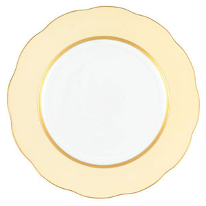 Herend SIlk Ribbon Service Plate, Beige