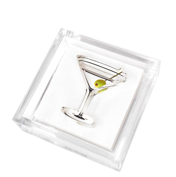 Cocktail Napkin Holder- Martini