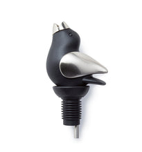 Load image into Gallery viewer, Chirpy Top Wine Pourer, Black/Chrome

