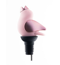Load image into Gallery viewer, Chirpy Top Wine Pourer, Pink/Rose
