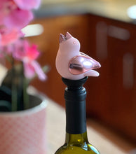 Load image into Gallery viewer, Chirpy Top Wine Pourer, Pink/Rose
