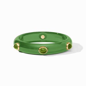 Carnaby Stone Bangle, Palmetto Green SM