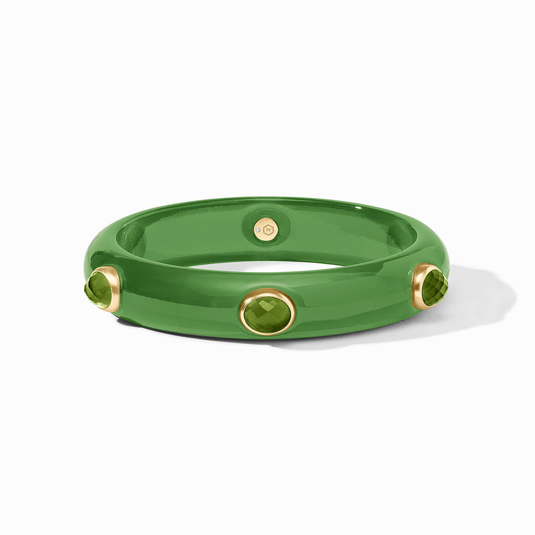 Carnaby Stone Bangle, Palmetto Green SM