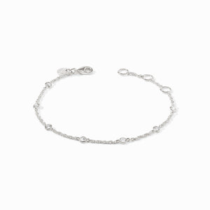 Celeste Delicate Bracelet, CZ Silver