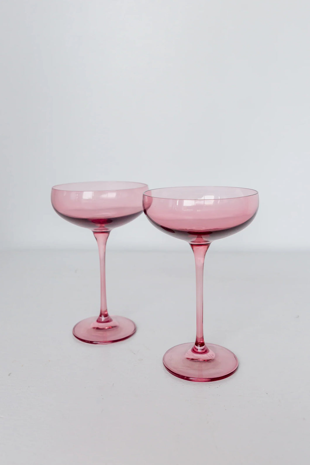 Estelle Champagne Coupes, Set of 2 Rose