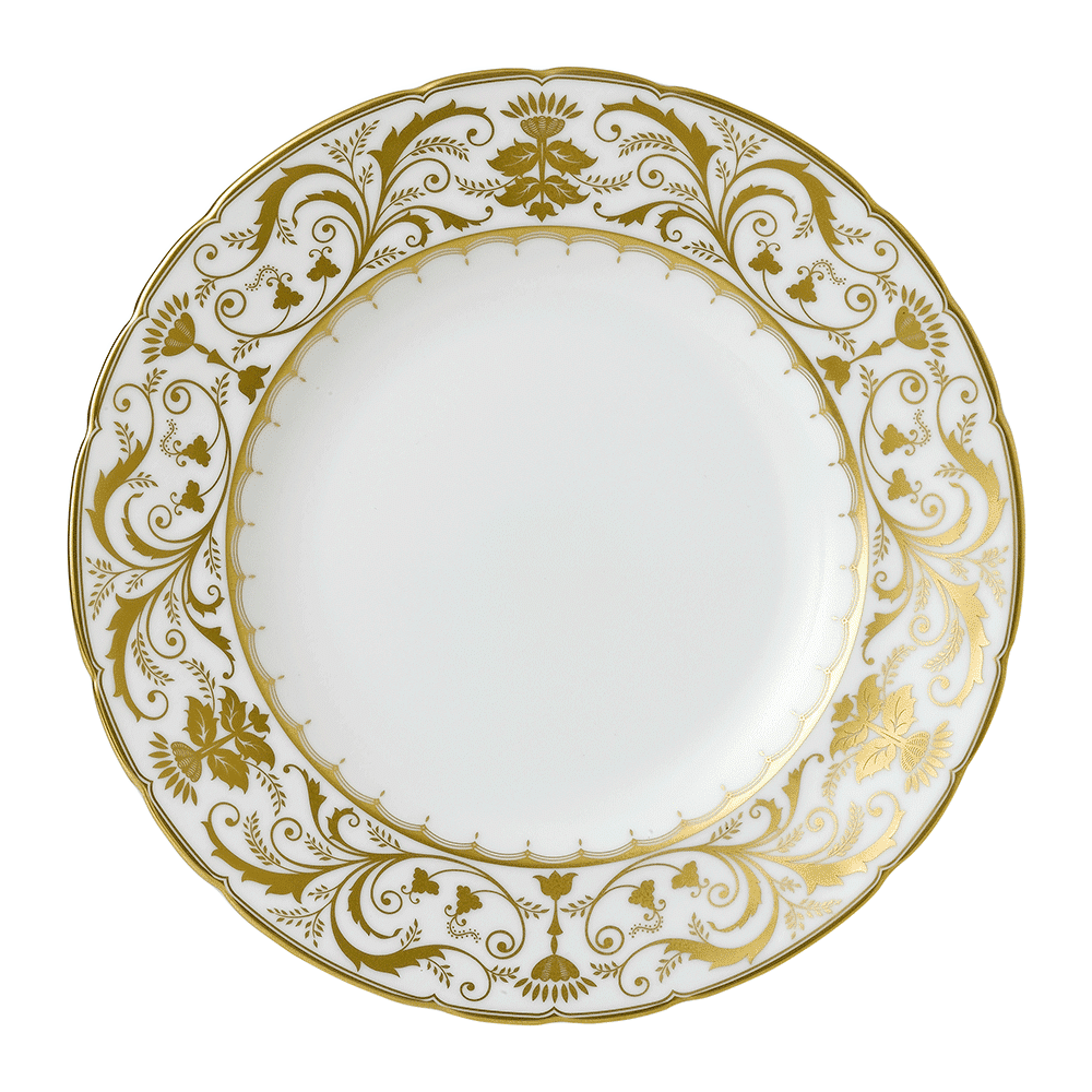 Royal Crown Derby Darley Abbey White Salad Plate