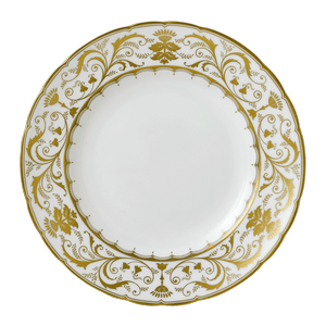 Royal Crown Derby Darley Abbey White Dinner Plate