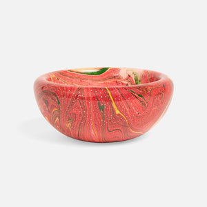 Darva Pink Swirl Lacquered Resin Bowl
