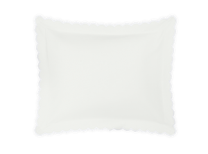 Matouk Diamond Pique Standard Sham, Bone