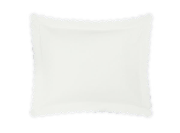 Matouk Diamond Pique Standard Sham, Bone