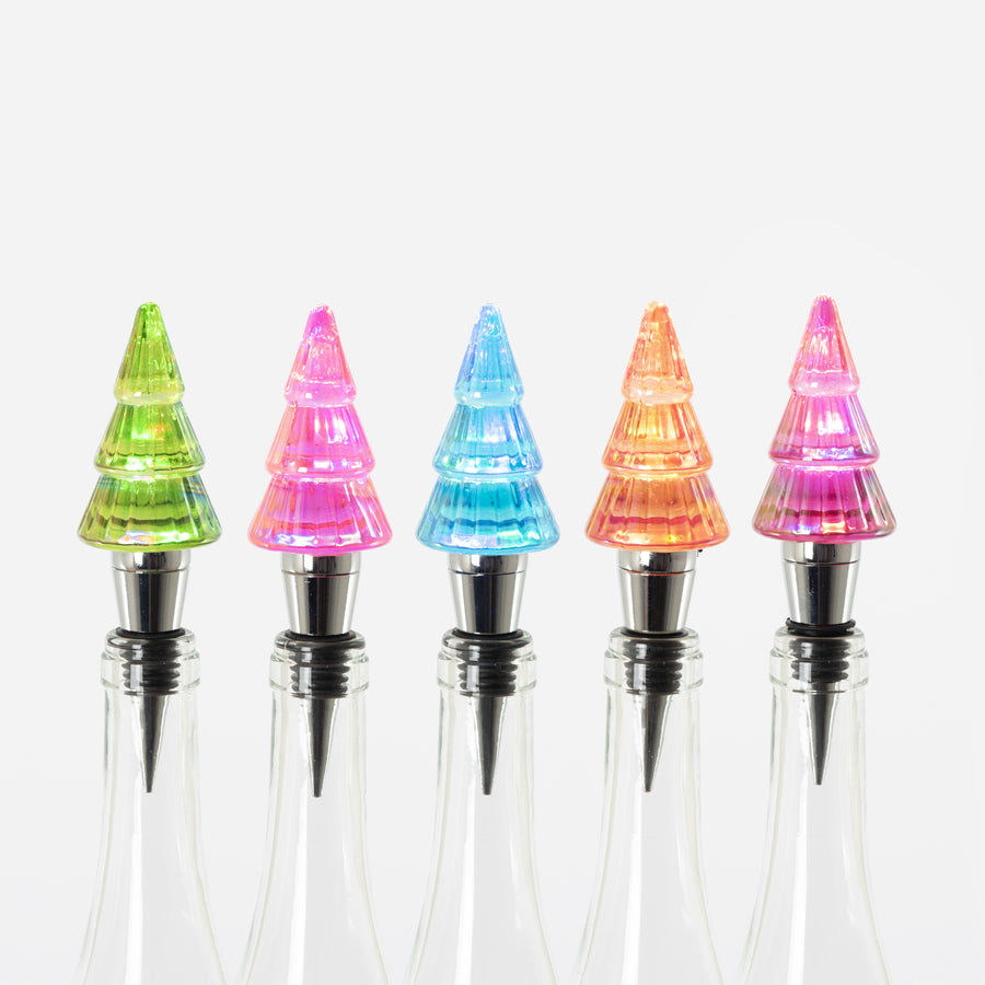 Lit Tree Bottle Stopper