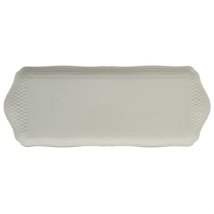 Gien Pont aux Choux White Oblong Serving Tray