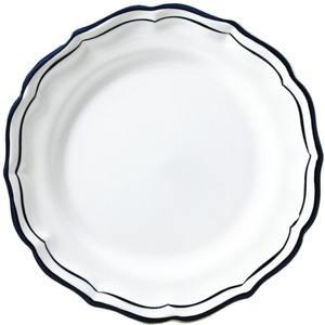 Gien Filet Indigo Dessert Plate