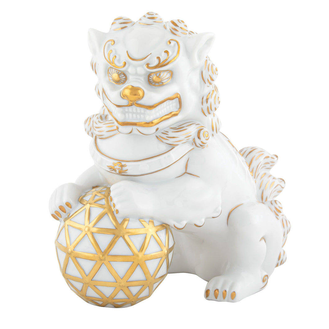 Herend Foo Dog Looking Left