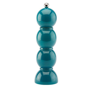 Teal Bobbin Lacquer Salt/Pepper Mill
