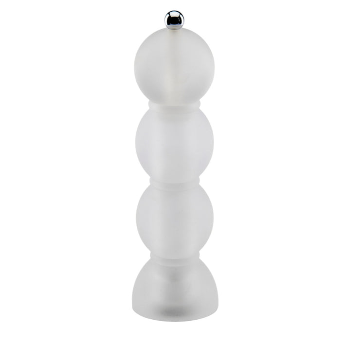 Clear Frosty Bobbin Salt/Pepper Mill