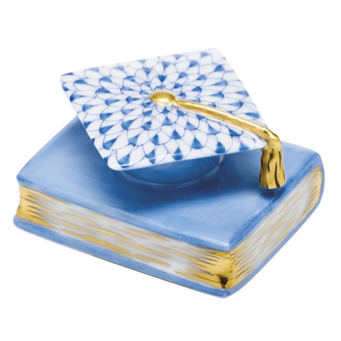 Herend Graduation Cap, Blue