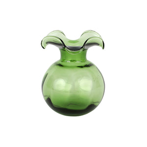 Vietri Hibiscus Dark Green Bud Vase