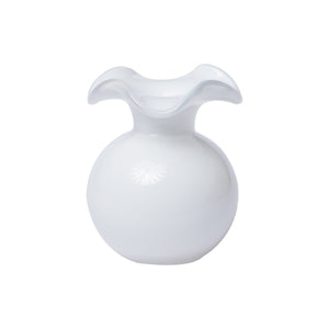 Vietri Hibiscus White Bud Vase