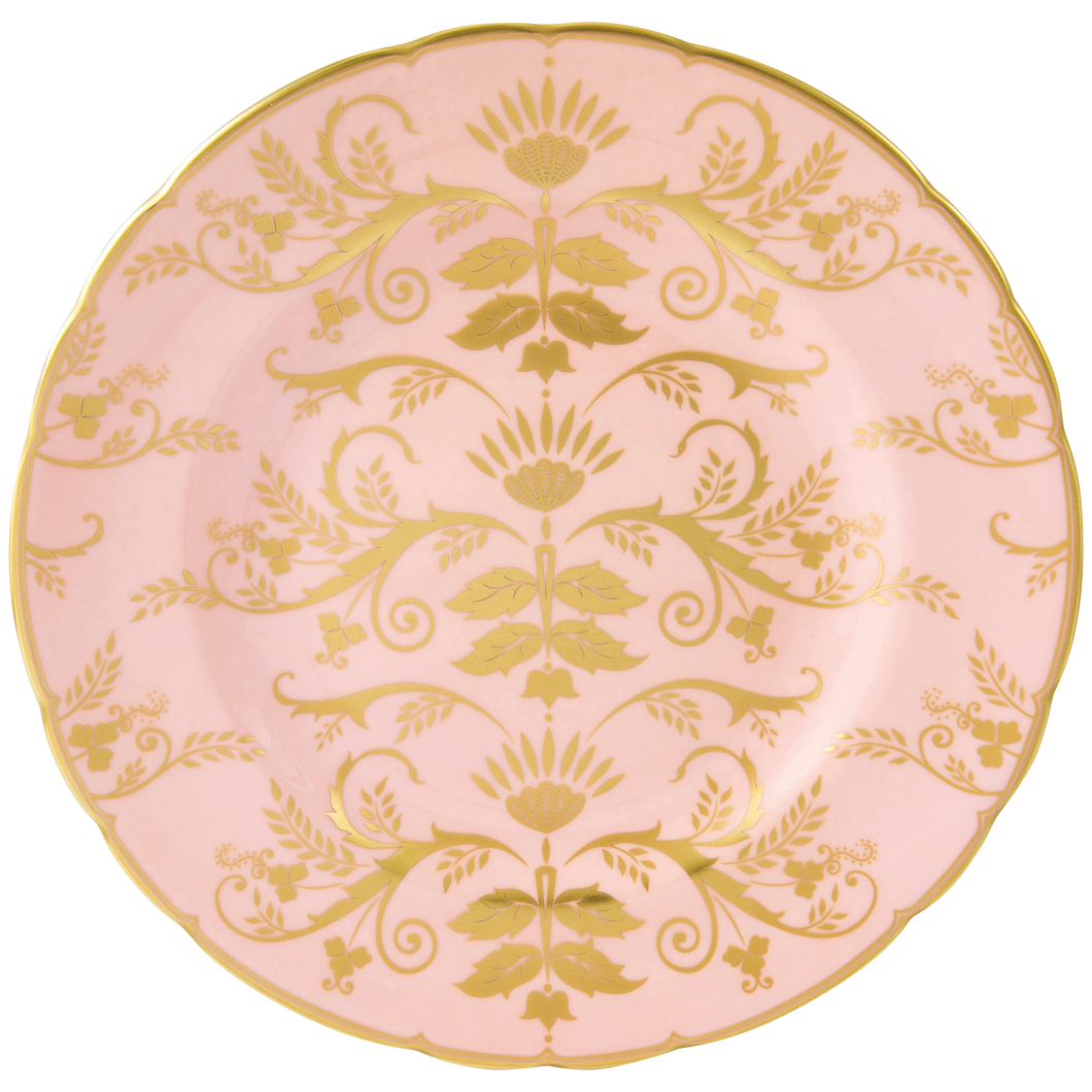 Royal Crown Derby Harlequin Baby Pink Salad Plate