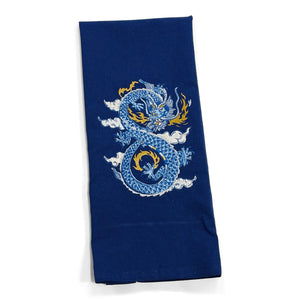 Chinoiserie Dragon Embroidered Dish Towel