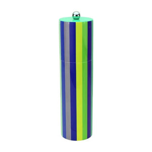 Multicoloured Striped Column Salt & Pepper Mill