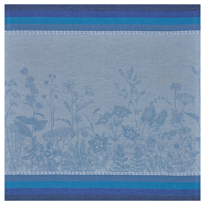 Le Jacquard Instant Bucolique Linen Napkin, Blue