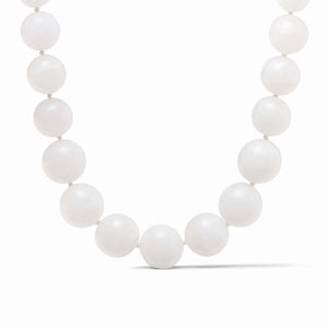 Bonbon Statement Necklace- Moonstone White
