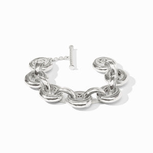 Cannes Demi Link Bracelet, Silver