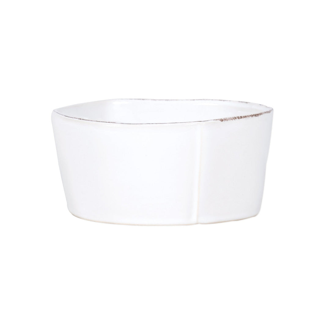 Vietri Lastra White Medium Serving Bowl