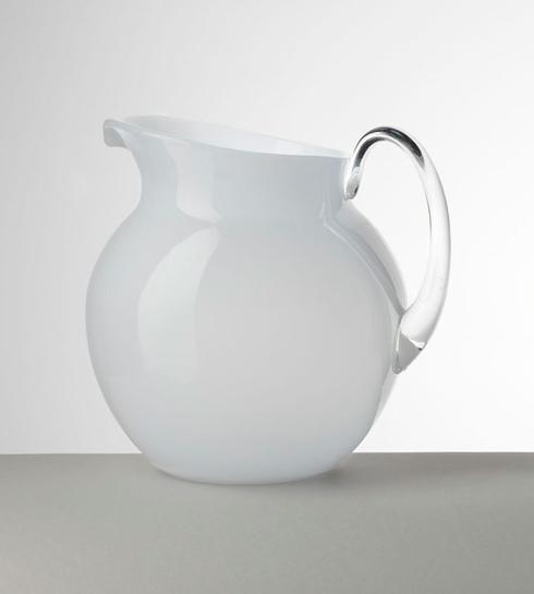 Palla Transparent Pitcher White