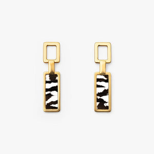 Brackish Marsh Harbour Gold Drop Earring