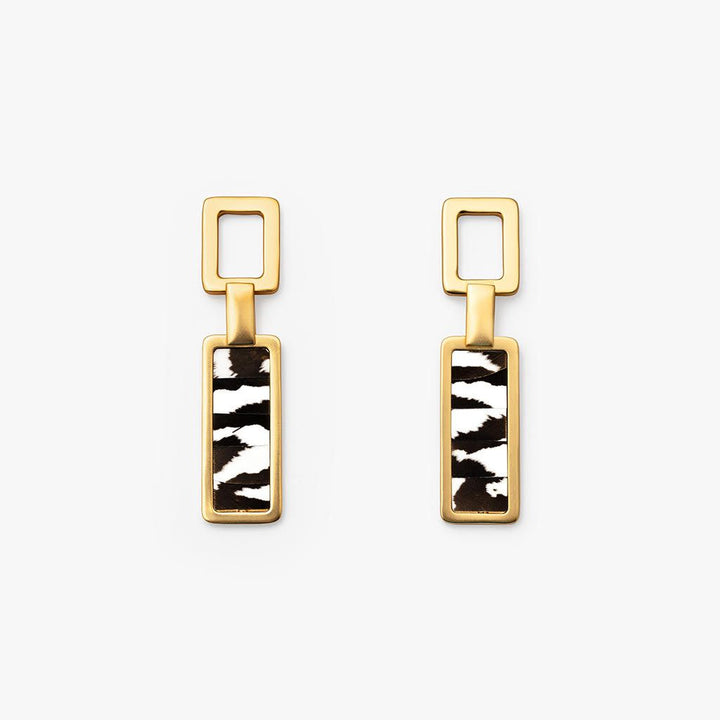 Brackish Marsh Harbour Gold Drop Earring