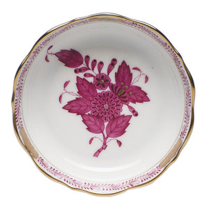 Herend Mini Scalloped Dish, Raspberry