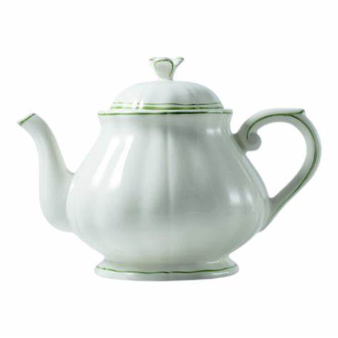 Gien Filet Vert Teapot