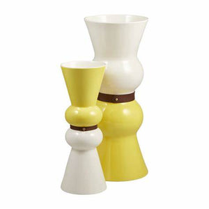 Gien Vase Siam Medium Kaolin Jaune