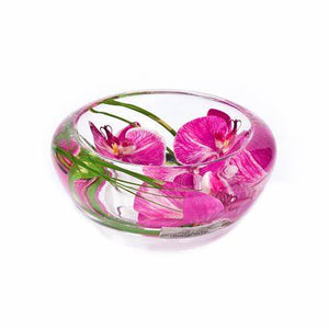 Fuchsia Phalaenopsis Flower Bowl, Small