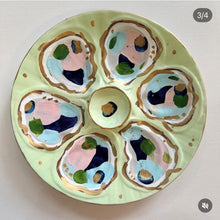 Load image into Gallery viewer, Handpainted Oyster Plate, Assorted
