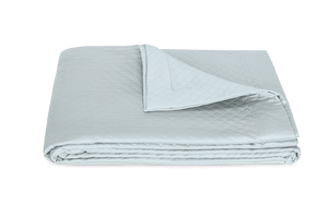 Matouk Petra King Coverlet, Light Blue