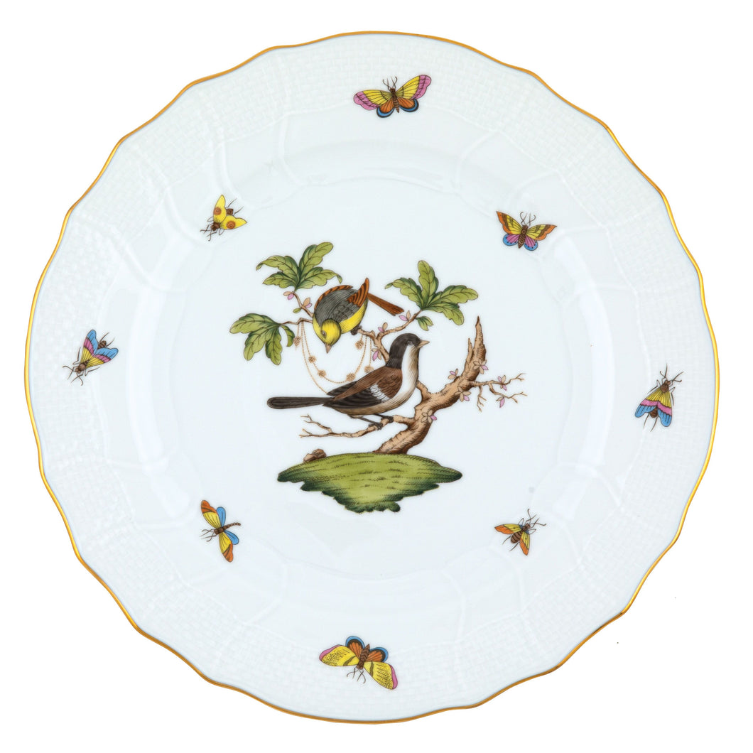 Herend Rothschild Bird Dinner Plate, Motif 1